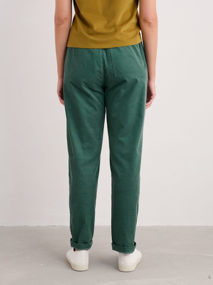 Seasalt Cornwall Green Petite Dayby Cord Trousers - Image 2 of 6
