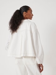 Branco - Hush Swing 100% algodão Jacket - Imagem 3 de 7