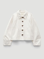 Branco - Hush Swing 100% algodão Jacket - Imagem 7 de 7