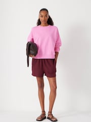 Hush Pink Relaxed Cotton Sweatshirt - Image 2 of 5