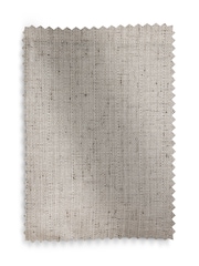 Light Natural Ready Made Blackout/Thermal Textured Slub Roman Blind - Image 8 of 8