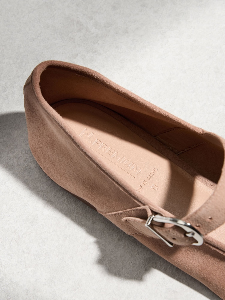 Tan Brown N. Premium Leather Mary Jane Shoes - Image 10 of 10 Tan Brown N. Premium Leather Mary Jane Shoes - Image 10 of 10