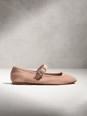 Tan Brown N. Premium Leather Mary Jane Shoes - Image 7 of 10