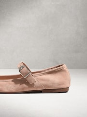 Tan Brown N. Premium Leather Mary Jane Shoes - Image 9 of 10