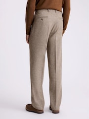 MOSS MOSS Relaxed Fit Gold Herringbone Tweed Trousers - Bild 2 von 3