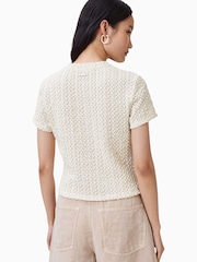 AllSaints White Karma Stevie T-Shirt - Image 2 of 9