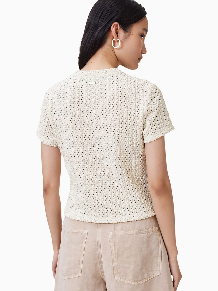 AllSaints White Karma Stevie T-Shirt - Image 2 of 9