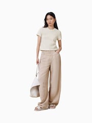 AllSaints White Karma Stevie T-Shirt - Image 4 of 9