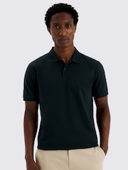 MOSS Green Pique Polo Shirt - Image 1 of 4