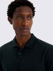 MOSS Green Pique Polo Shirt - Image 3 of 4