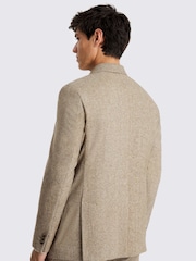 MOSS Relaxed Fit Gold Tweed Herringbone Jacket - Image 2 of 5