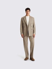 MOSS Relaxed Fit Gold Tweed Herringbone Jacket - Image 3 of 5
