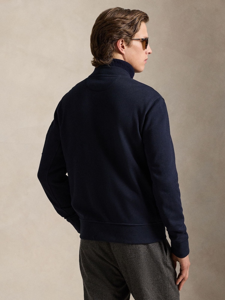 Polo Ralph Lauren Aviator Navy Long Sleeve-Full Zip Jacket - Image 2 of 8 Polo Ralph Lauren Aviator Navy Long Sleeve-Full Zip Jacket - Image 2 of 8