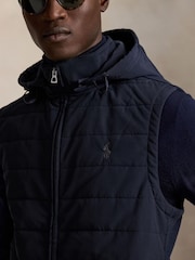 Polo Ralph Lauren Aviator Navy Knit Vest Pullover Gilet - Image 2 of 5