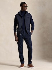 Polo Ralph Lauren Aviator Navy Knit Vest Pullover Gilet - Image 4 of 5