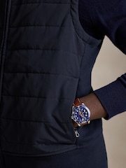 Polo Ralph Lauren Aviator Navy Knit Vest Pullover Gilet - Image 5 of 5