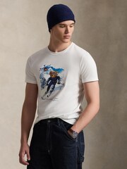Polo Ralph Lauren White Knit T-Shirt - Image 1 of 6