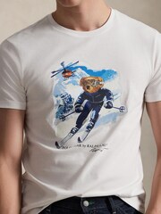 Polo Ralph Lauren White Knit T-Shirt - Image 4 of 6