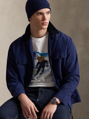 Polo Ralph Lauren White Knit T-Shirt - Image 5 of 6