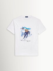 Polo Ralph Lauren White Knit T-Shirt - Image 6 of 6