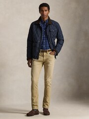 Polo Ralph Lauren Navy White Woven Sport Shirt - Image 3 of 4