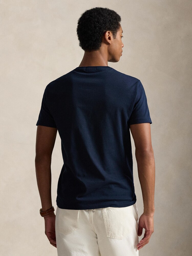 Polo Ralph Lauren Worth Navy Knit T-Shirt - Image 2 of 5