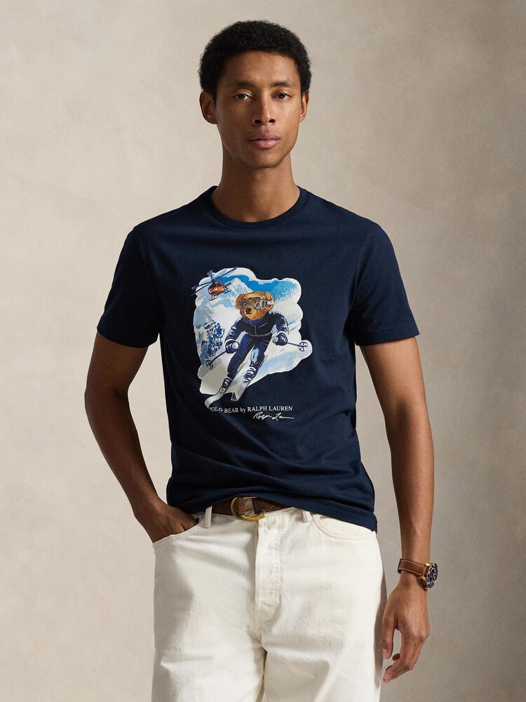 Polo Ralph Lauren Worth Navy Knit T-Shirt - Image 5 of 5