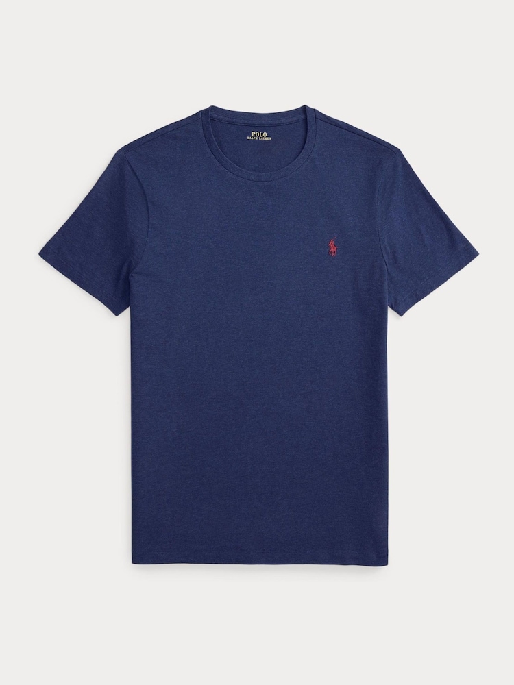 Frühlingshaft Marineblau meliert - Polo Ralph Lauren T-Shirt - Bild 7 von 7