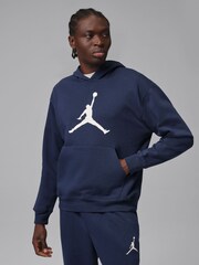 Jordan Midnight Navy Jumpman Fleece Pullover Hoodie - Image 1 of 6