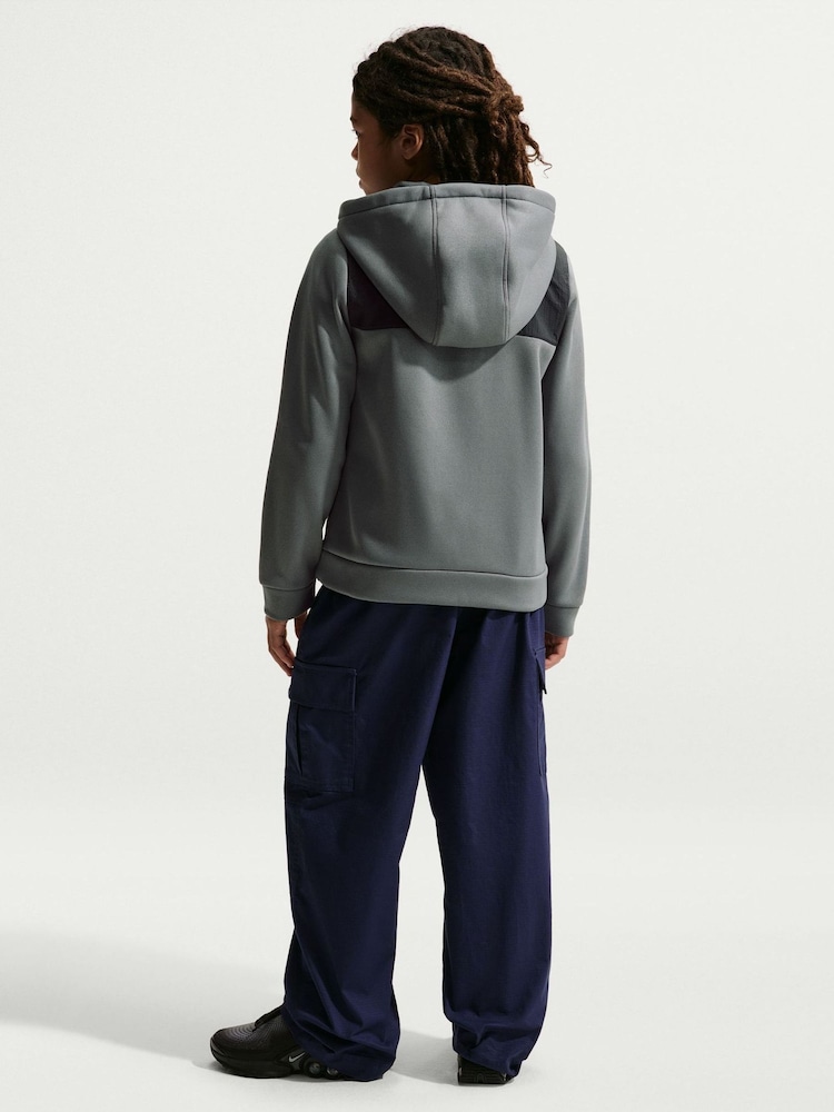 Nike Smoke Grey City Utility Full Zip Hoodie - Image 2 of 5