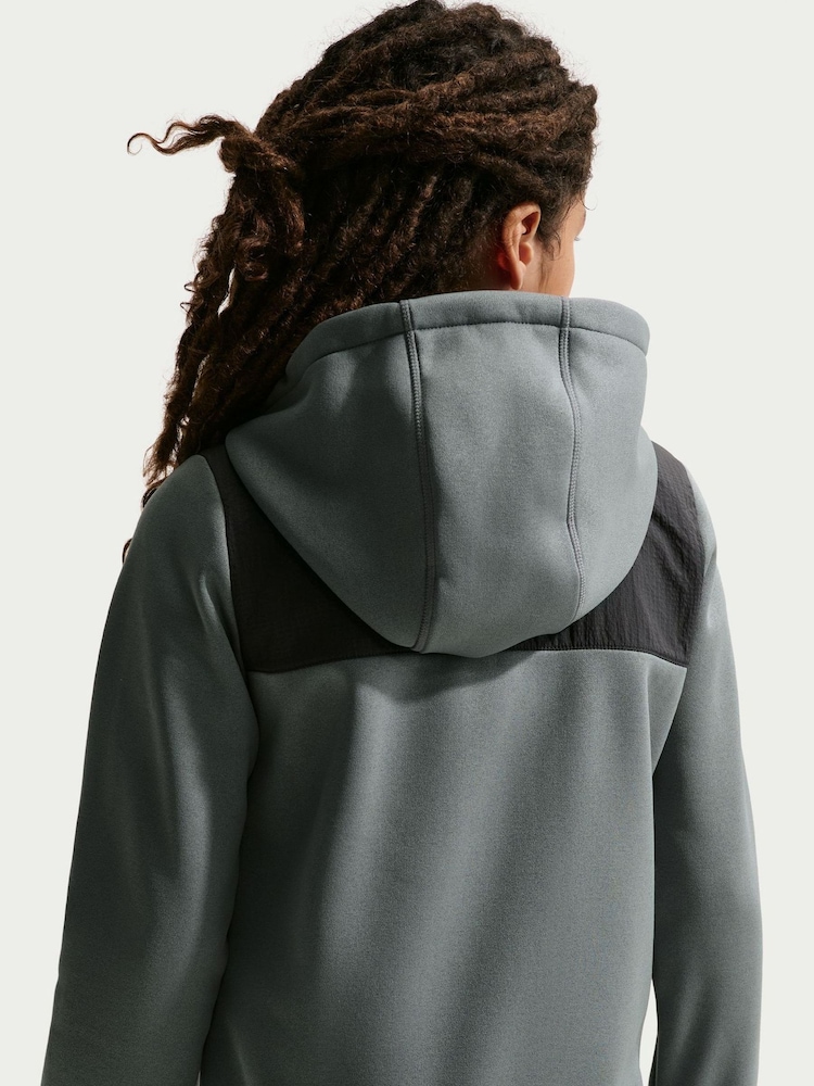 Nike Smoke Grey City Utility Full Zip Hoodie - Image 5 of 5