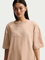 Nike Linen Natural Country Club Graphic Oversized T-Shirt - Image 3 of 5