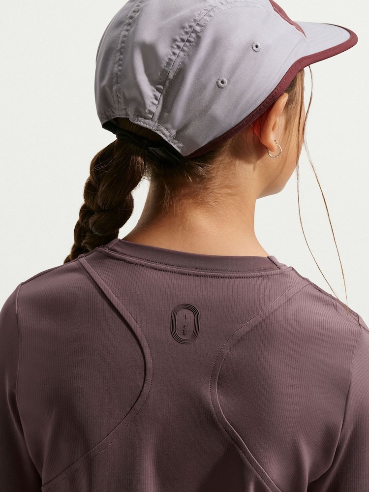 Nike Tattoo Brown Dri-FIT Knit Long Sleeve Top - Image 2 of 2 Nike Tattoo Brown Dri-FIT Knit Long Sleeve Top - Image 2 of 2