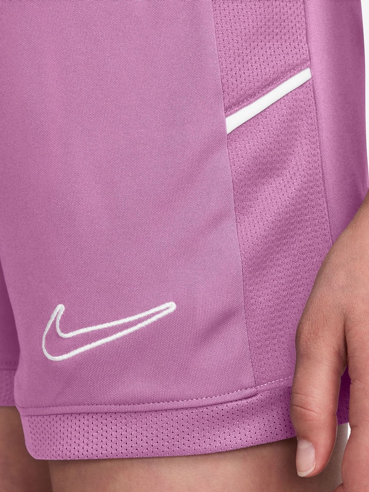 Roz magenta - Nike Girls Academy 25 4inch Shorts - Imaginea 7 din 7