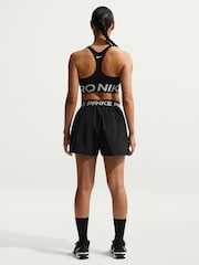 Nike Black Pro Dri-FIT Mid-Rise Brief-Lined 3" Woven Shorts - Image 2 of 5