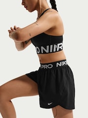 Nike Black Pro Dri-FIT Mid-Rise Brief-Lined 3" Woven Shorts - Image 5 of 5