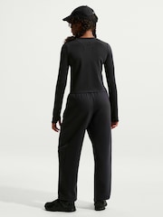 Nike Black Dri-FIT Knit Long Sleeve Top - Image 2 of 5