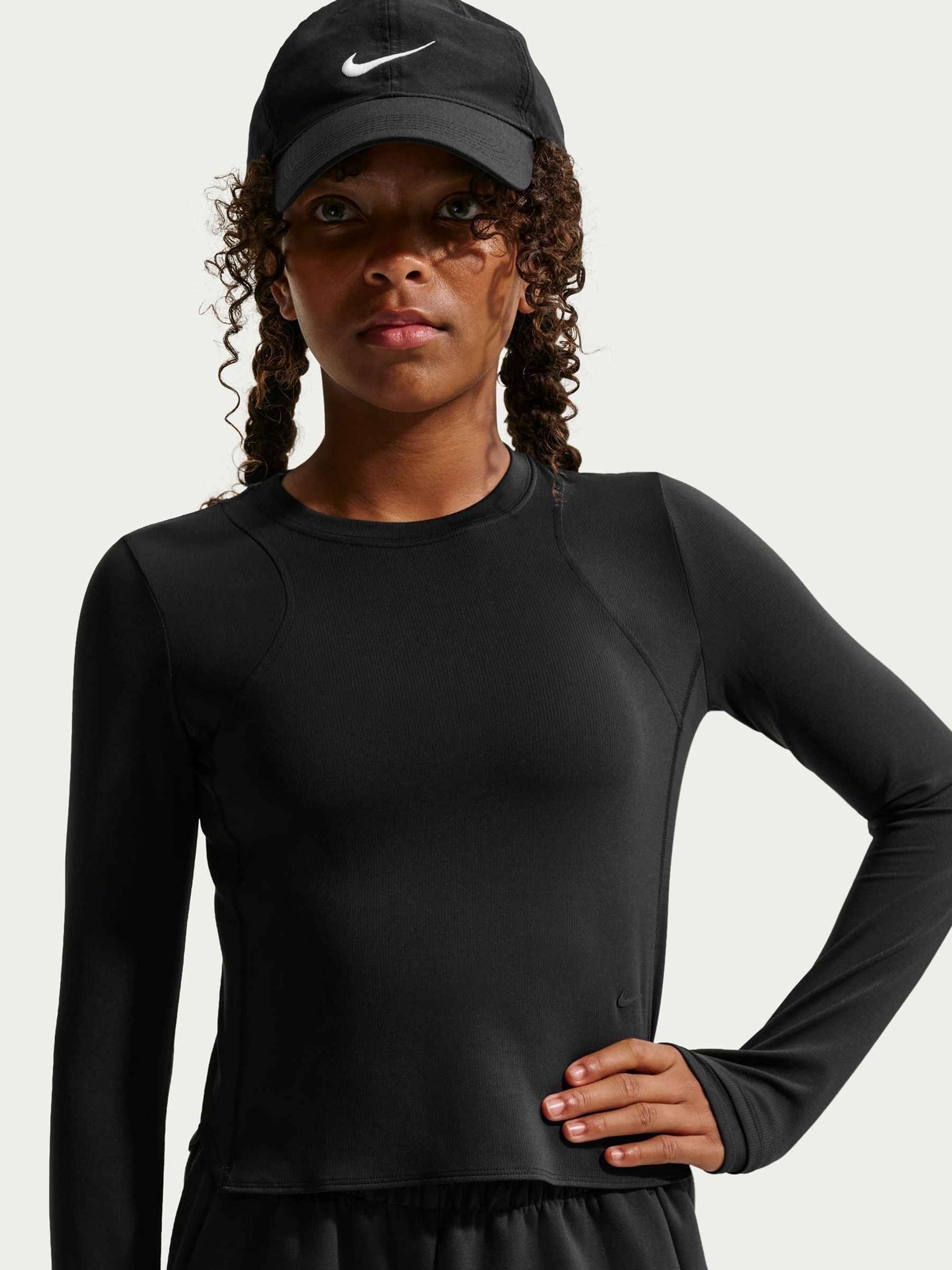 nike dri fit knit long sleeve
