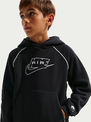 Черный/хромированный - Толстовка Nike AIR - Изображение 3 5