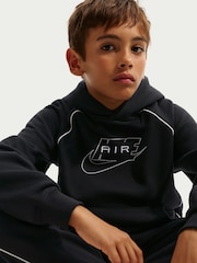 Черный/хромированный - Толстовка Nike AIR - Изображение 5 5