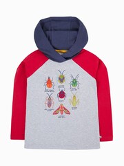 Frugi Grey Compass Hoodie - Image 2 of 4