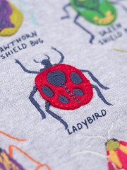 Frugi Grey Compass Hoodie - Image 4 of 4