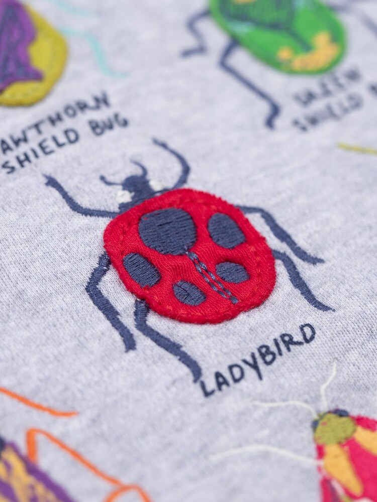 Frugi Grey Compass Hoodie - Image 4 of 4
