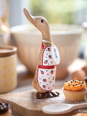 DCUK Red Baker Duckling Lemon Wooden Ornament - Image 1 of 2