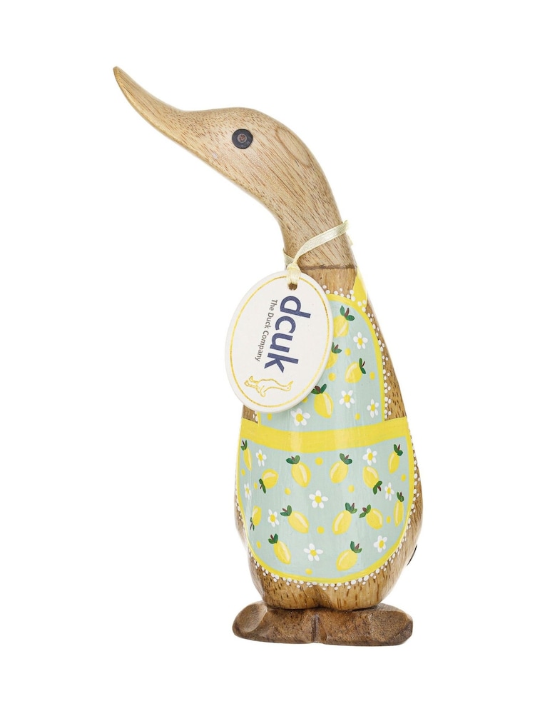 DCUK Yellow Baker Duckling Lemon Wooden Ornament - Image 2 of 2 DCUK Yellow Baker Duckling Lemon Wooden Ornament - Image 2 of 2