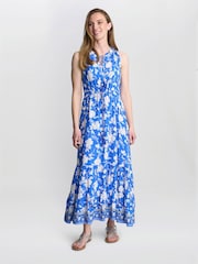 Gina Bacconi Blue Fawn Sleeveless Maxi Summer Dress - Image 1 of 3