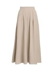 Gina Bacconi Natural Ethel Elastic Waist Skirt - Image 2 of 2