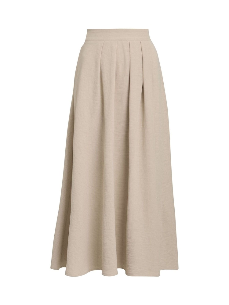 Gina Bacconi Natural Ethel Elastic Waist Skirt - Image 2 of 2