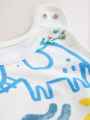 Blue Bright Safari Animals 0.5 Tog Sleeveless Baby Sleep Bag - Image 5 of 6