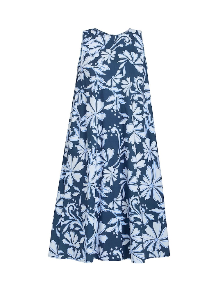 Gina Bacconi Blue Rory Tent Dress - Image 6 of 6